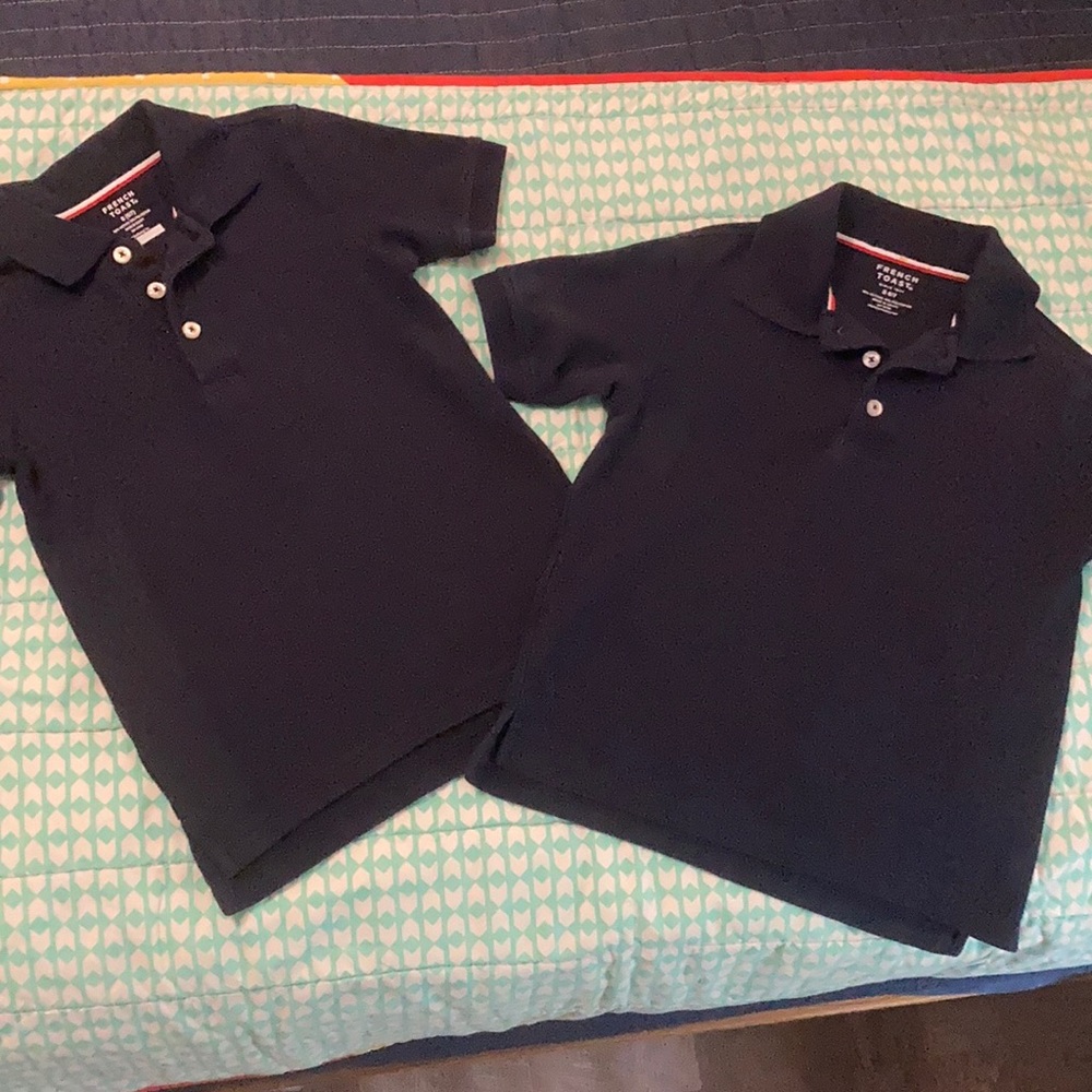 3/$9 Navy Polos